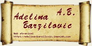 Adelina Barzilović vizit kartica